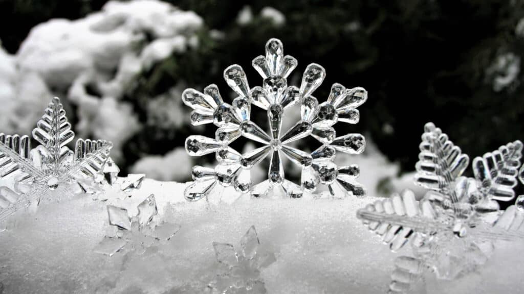 Canva Christmas Decorative Snowflakes